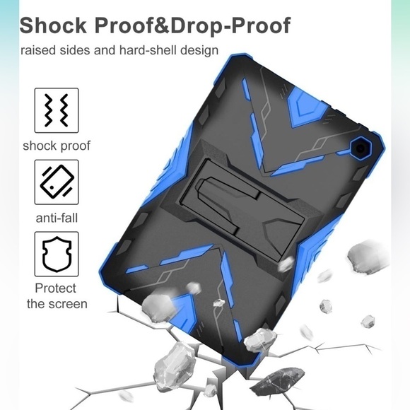 KINDLE Fire 7 Case 2022 12th
Generation Kickstand Heavy Duty Armor Defender NWT - Picture 3 of 11